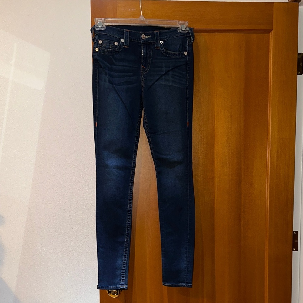 True Religion Dark Blue Skinny Jeans